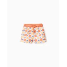 Short De Bain Orange Clair
