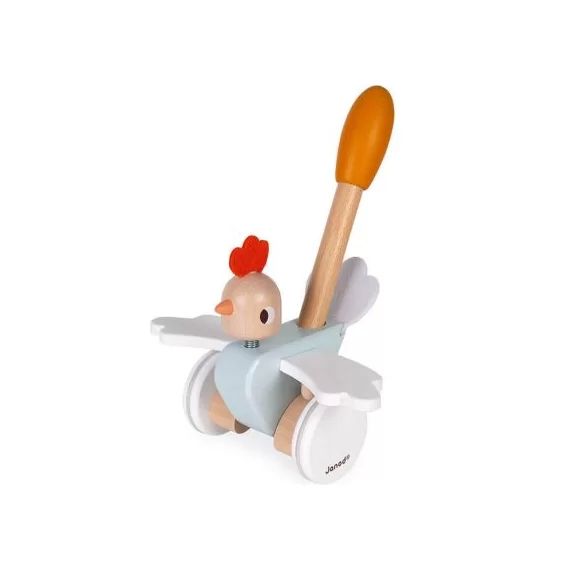 Jouet à pousser Poulette