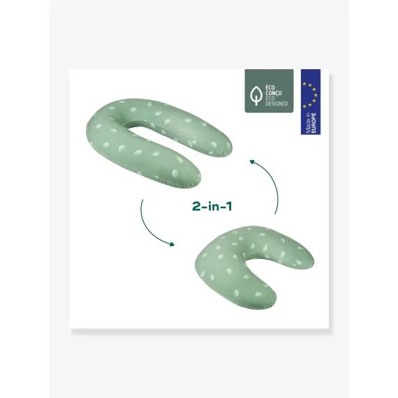 Coussin 2 en 1 B.LOVE BABYMOOV vert