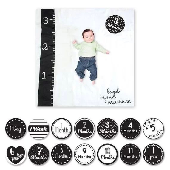 Lulujo – Coffret ma première année – loved beyond measure – ELEMENTS FOR KIDS blanc