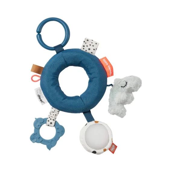 Hochet Anneau D&rsquo;activités Deer Friends Bleu