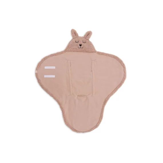 Couverture Bébé Portefeuille Bunny Rose Sauvage