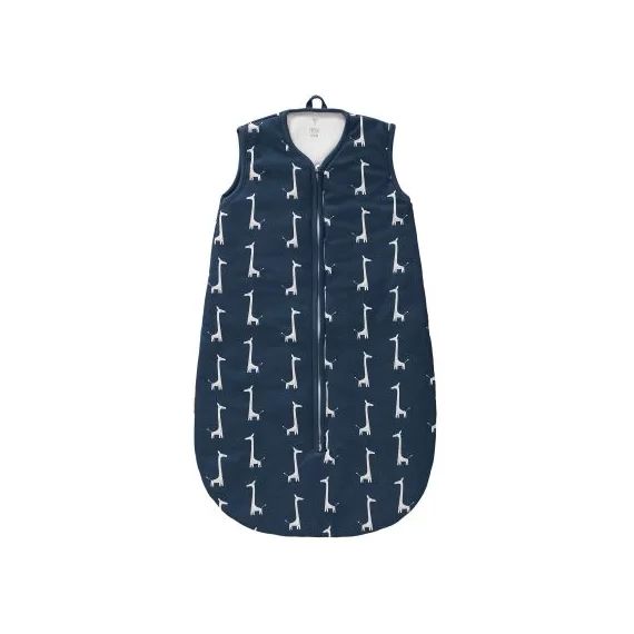 Gigoteuse chaude en coton TOG 2,8 girafe bleue indigo (0-6 mois)