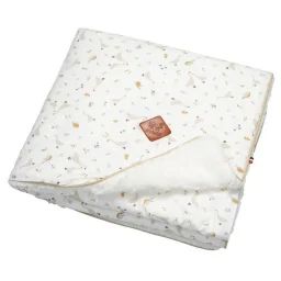Couverture Réversible En Sherpa Sidonia 100×70 Cm Blanc Blanc