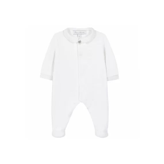 Pyjama léger blanc Linge d&rsquo;antan (6 mois)