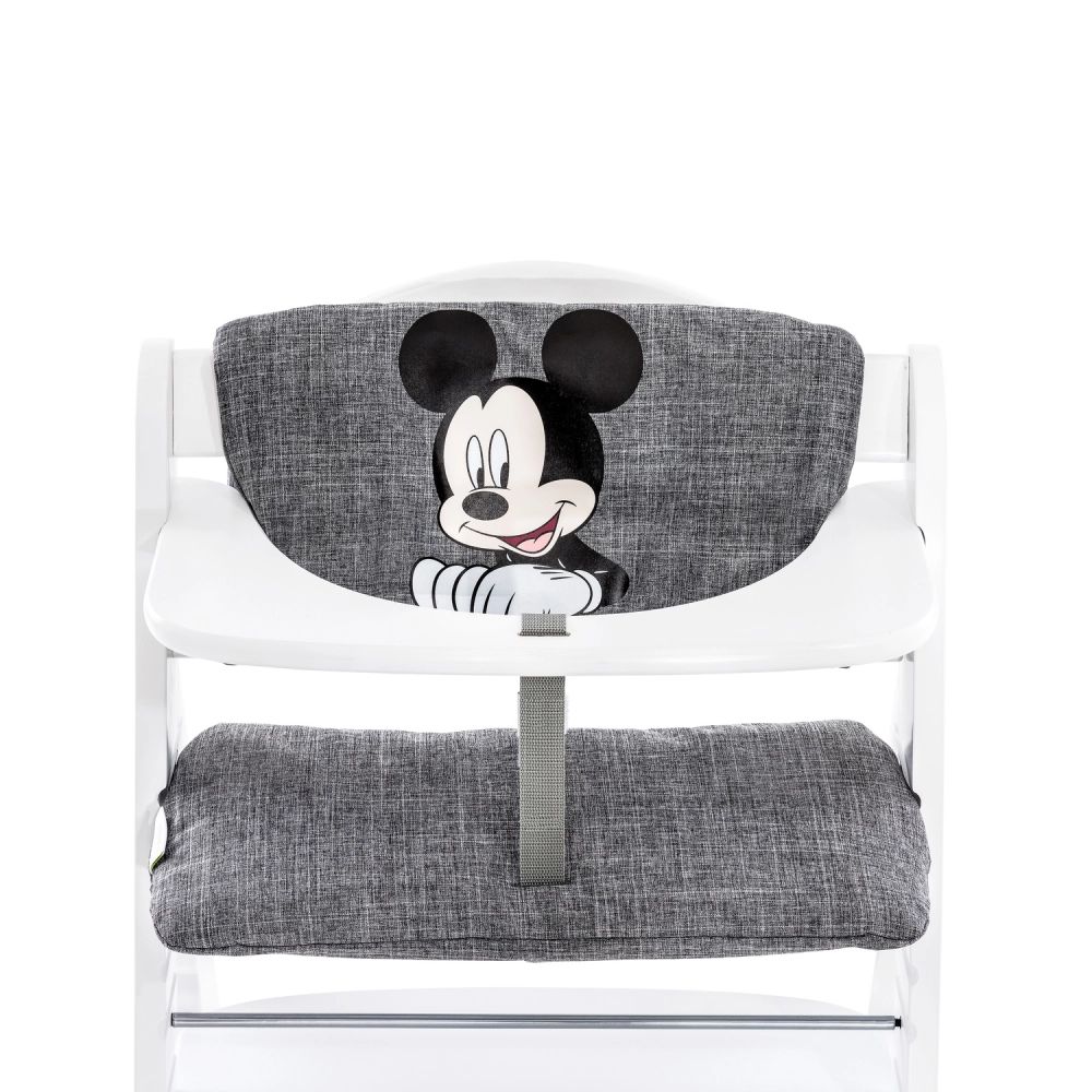 Coussin Chaise Haute Hauck Deluxe – Mickey Grey