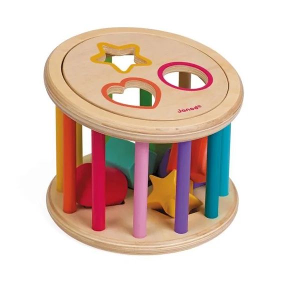 Janod – Quizz Des Formes I Wood (bois) – Dès 18 Mois Rose