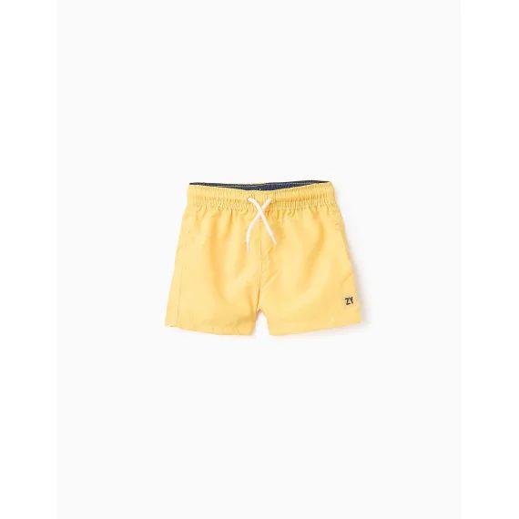 Short De Bain Court Jaune