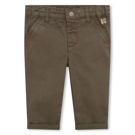 Pantalon chino Garçon Vert