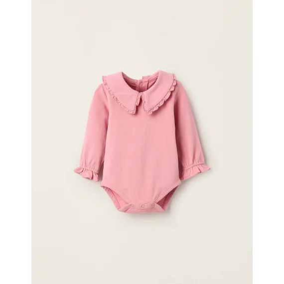 Body Avec Volants Rose Clair