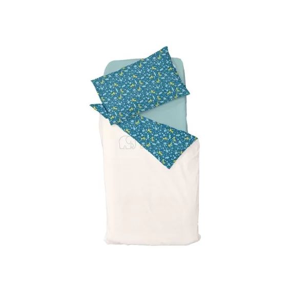 Housse de couette + taie d&rsquo;oreiller Zanimo (100 x 140 cm)