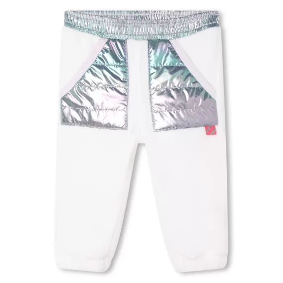 Pantalon de jogging en polaire Fille Beige