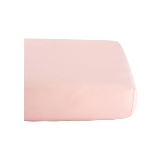 Drap housse en coton bio Rose nude (70 x 140 cm)