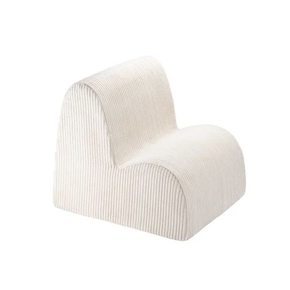 Fauteuil Enfant Velours Côtelé Nube Marshmallow