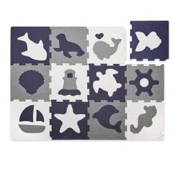 Tapis De Jeu Mousse À Assembler Animaux Marins Ocean World Multicolore