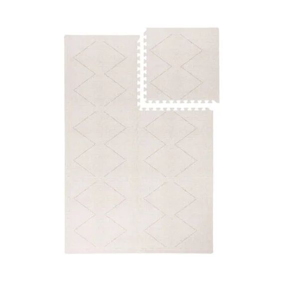 Tapis De Jeu Prettier Puzzle Toddlekind Beige – Taille 120x180cm – Mousse Eco-responsable Eva Beige
