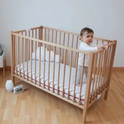 Matelas évolutif déhoussable antibactérien (60 x 120 cm)