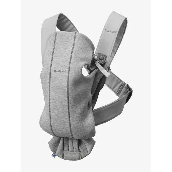 Porte-bébé Mini Jersey 3D BabyBjörn gris clair