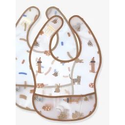 Lot de 2 bavoirs avec poche Little Mateys LÄSSIG bleu royale