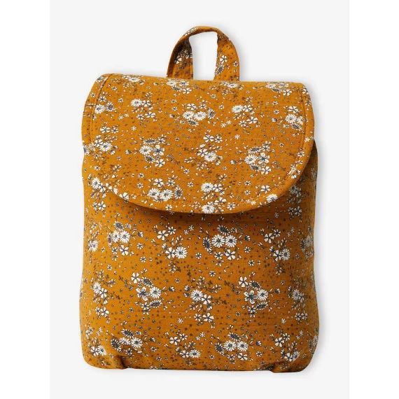 Sac fleuri personnalisable fille camel