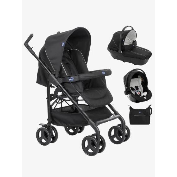 Combiné CHICCO Trio Sprint noir/gris