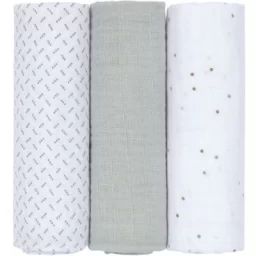 Lot de 3 langes About Friends raton laveur (85 x 85 cm)