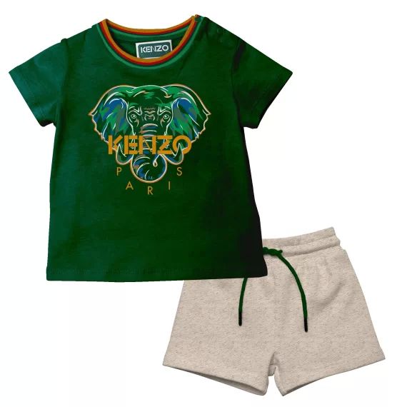 Ensemble T-shirt et short Garçon Vert