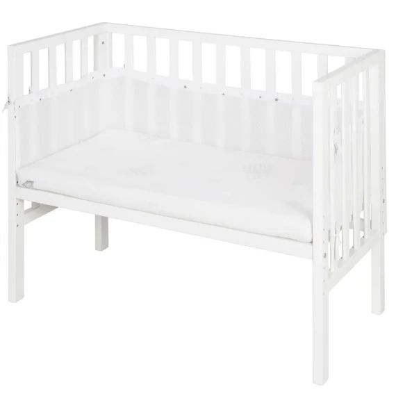 Berceau Cododo Avec Matelas Et Accessoires Sternenzauber Grau Blanc / Blanc