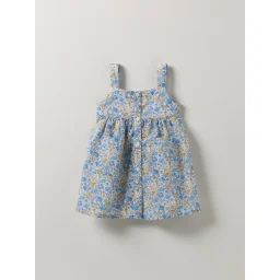 Robe-tablier En Tissu Liberty Florence May Liberty Florence May Bleu