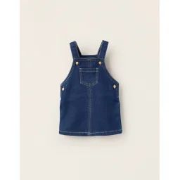 Robe Salopette En Denim Bleu