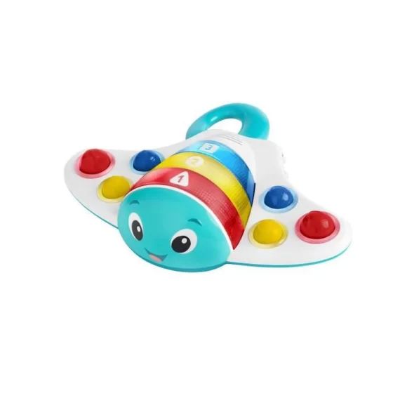 BABY EINSTEIN Ocean Explorers Pop&Explore jouet musical, 6 boutons poussoirs, dès 6 mois blanc