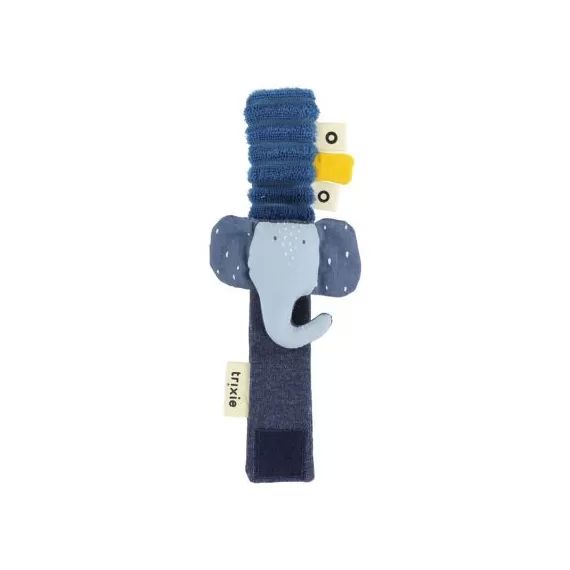 Hochet bracelet Mrs. Elephant (23 cm)