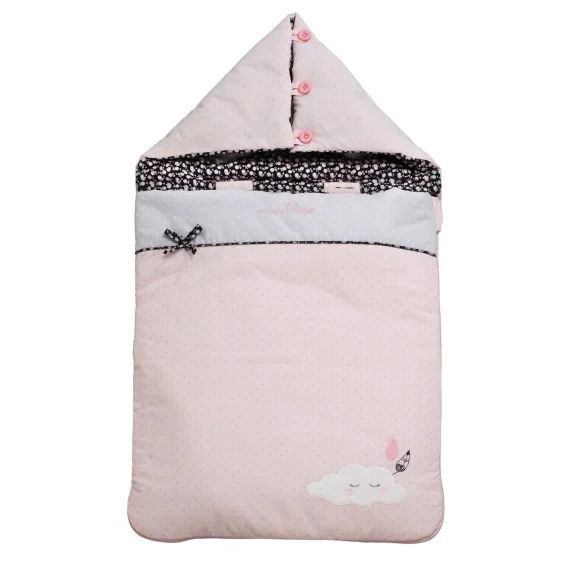 Nid D&rsquo;ange Nomade En Coton Rose