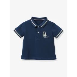 Polo En Maille Piquée Bébé – Coton Biologique Cyrillus Indigo