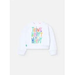 Sweat En Coton Avec Fermeture Éclair Dans Le Dos Blanc