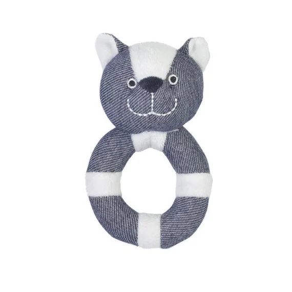 Hochet Cyrano Le Chat 14cm Bleu