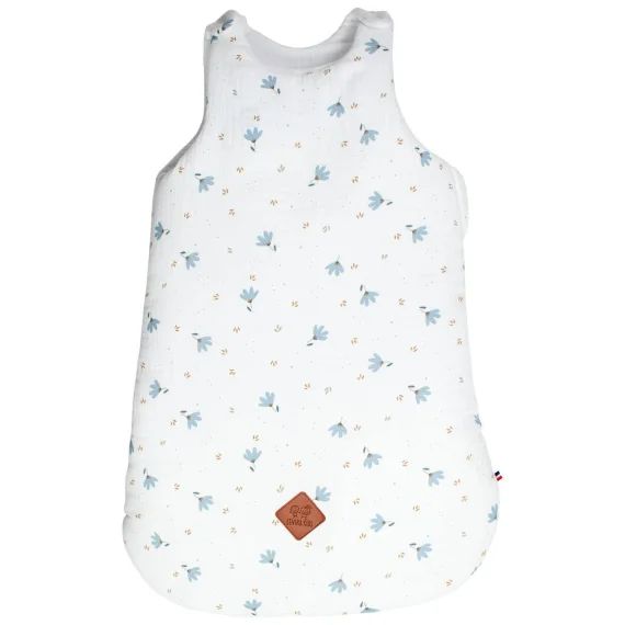 Gigoteuse Sans Manches En Coton Bleuet Imprimé Floral
