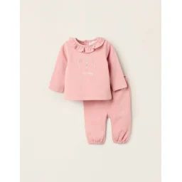 Sweat + Jogpant Gratté Rose