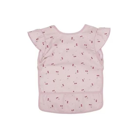 Bavoir intégral plastifié Cerise