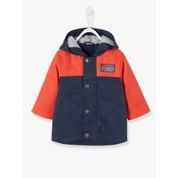 Parka 3 en 1 avec gilet amovible bébé garçon marine/rouge