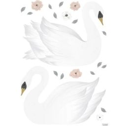 Planche de stickers Les cygnes