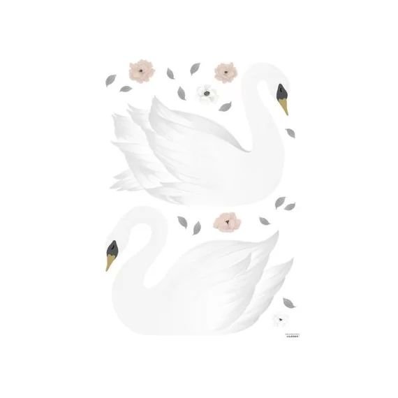 Planche de stickers Les cygnes