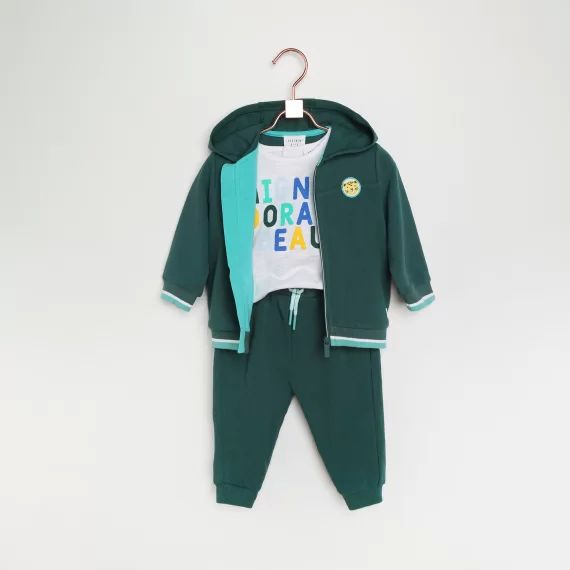 Pantalon de jogging molleton Garçon Vert