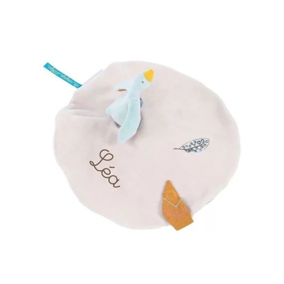 Doudou attache sucette petite oie Olga Le voyage d&rsquo;Olga (personnalisable)