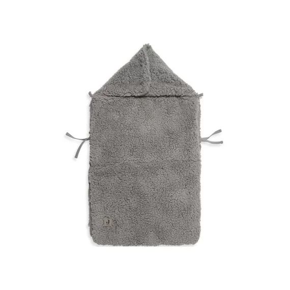 Nid d&rsquo;ange passe sangle Teddy storm grey gris (82 cm)