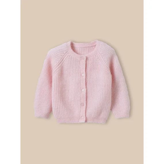 Cardigan En Maille Perlée Laine Et Mohair Plume