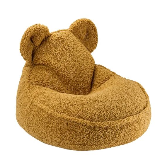 Pouf Enfant Ourson Bouclette Doudou Maple