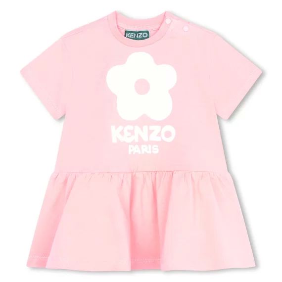Robe manches courtes en coton Fille