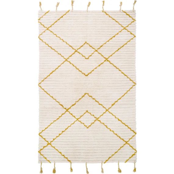 Tapis rectangulaire Viktor Lemon S bohème (100 x 150 cm)