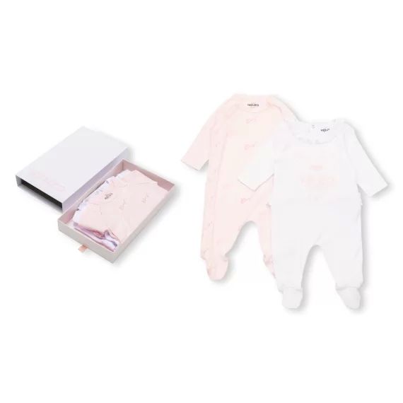 Ensemble de pyjamas en coton Fille Rose